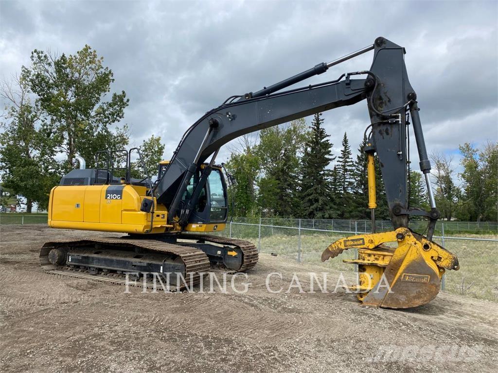 John Deere 210G حفارات زحافة