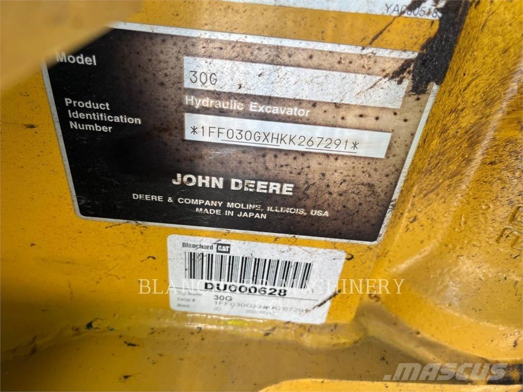 John Deere 30G حفارات زحافة