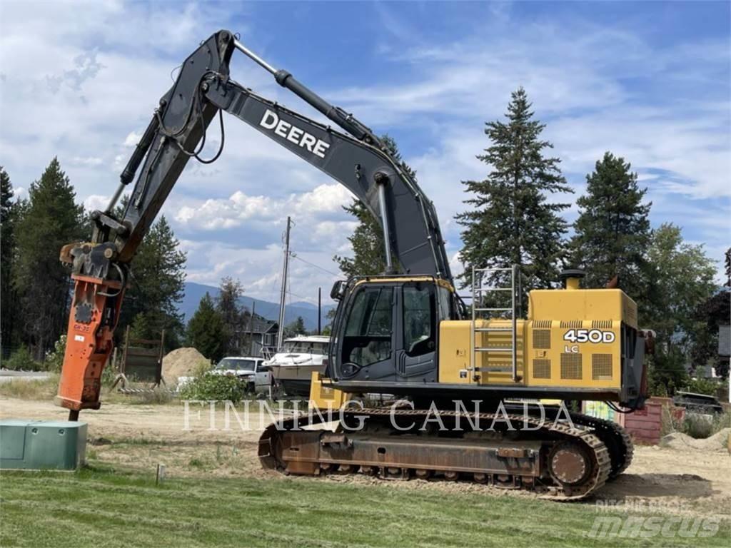 John Deere 450D حفارات زحافة