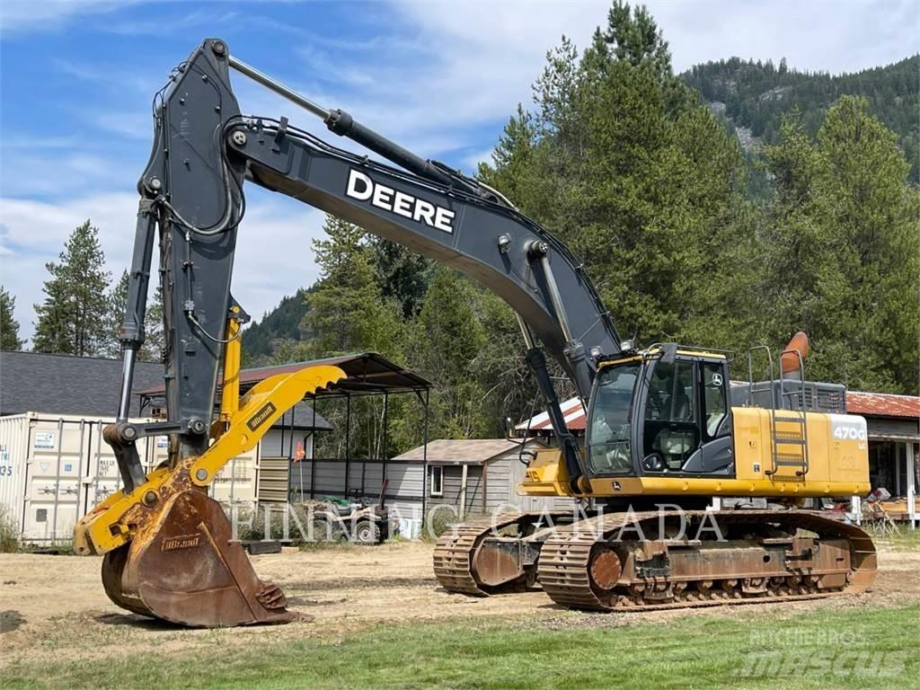 John Deere 470G حفارات زحافة