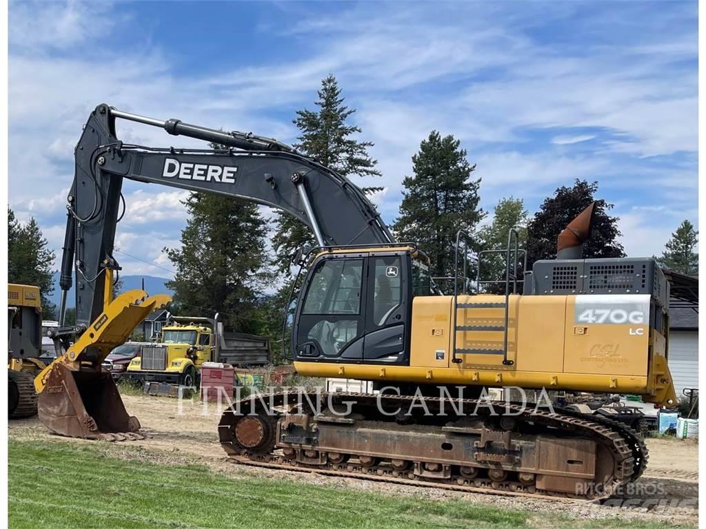 John Deere 470G حفارات زحافة
