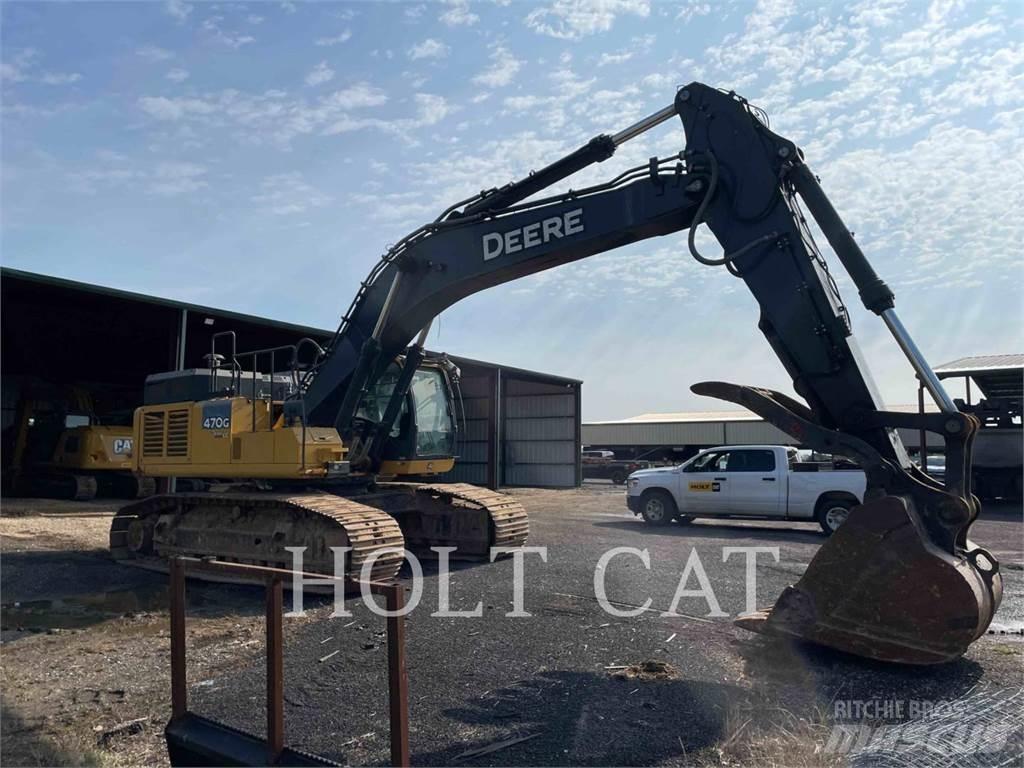 John Deere 470G-LC حفارات زحافة