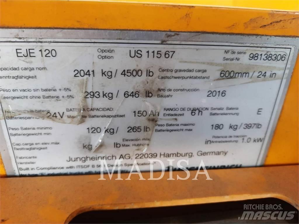 Jungheinrich EJE 120 شاحنات ذات رافعات شوكية تعمل بالكهرباء