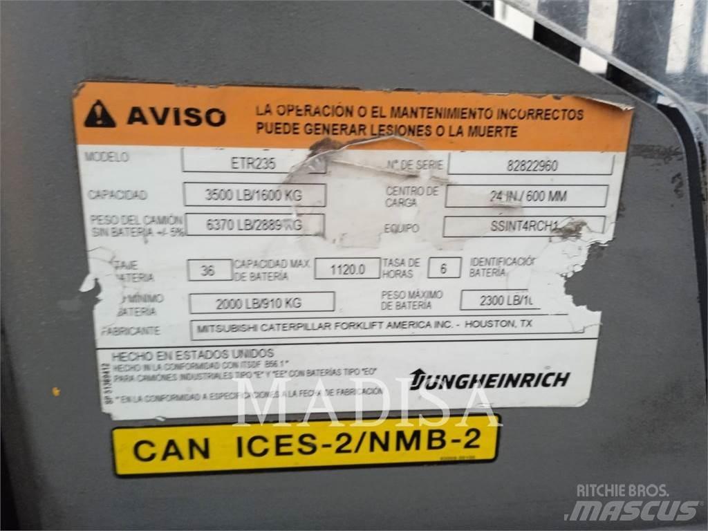 Jungheinrich ETR 235 شاحنات ذات رافعات شوكية تعمل بالكهرباء