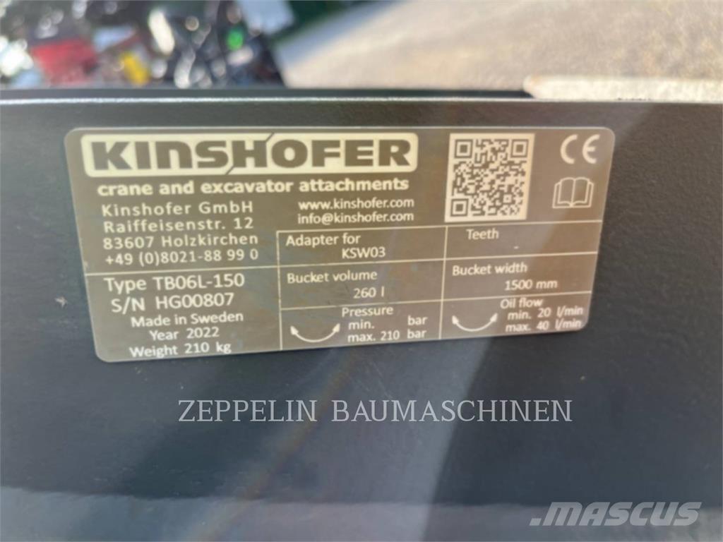 Kinshofer TB06-1500 GLV ماكينات حفر خنادق