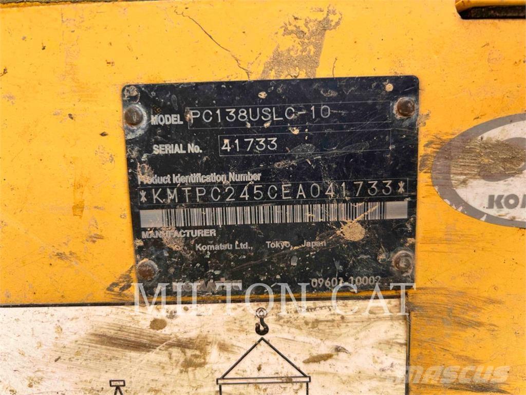 Komatsu PC138USLC-10 حفارات زحافة