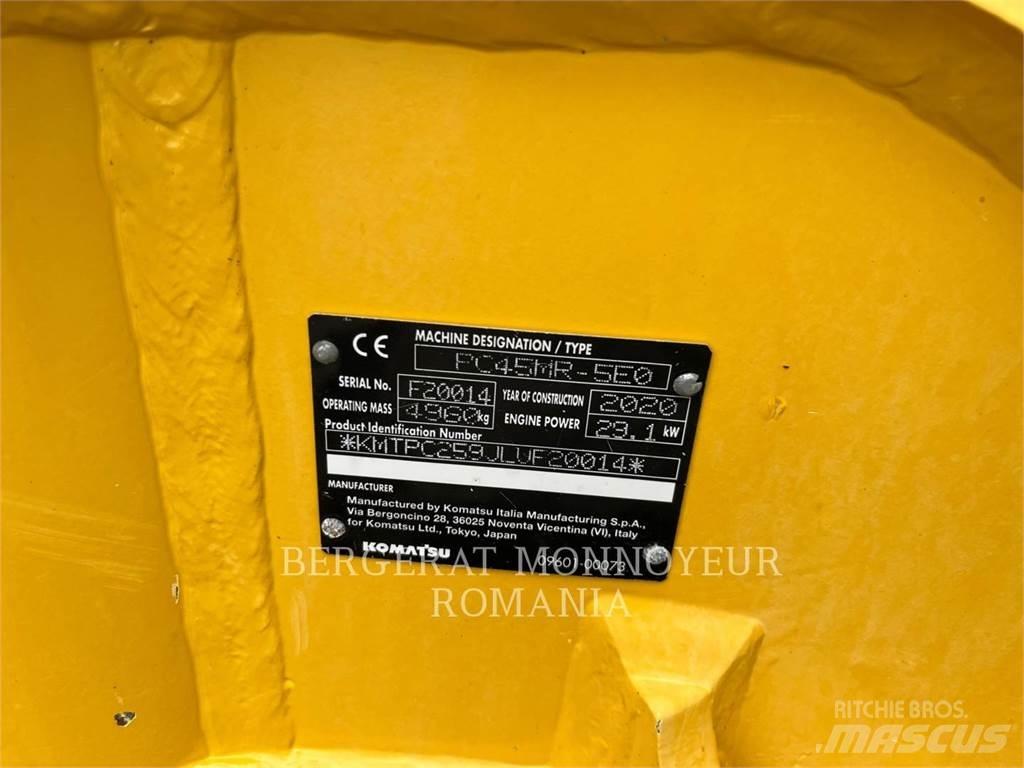 Komatsu PC45MR - 5E0 حفارات صغيرة أقل من 7 طن (حفارات صغيرة)