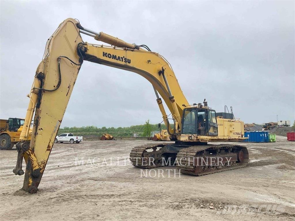 Komatsu PC750 حفارات زحافة