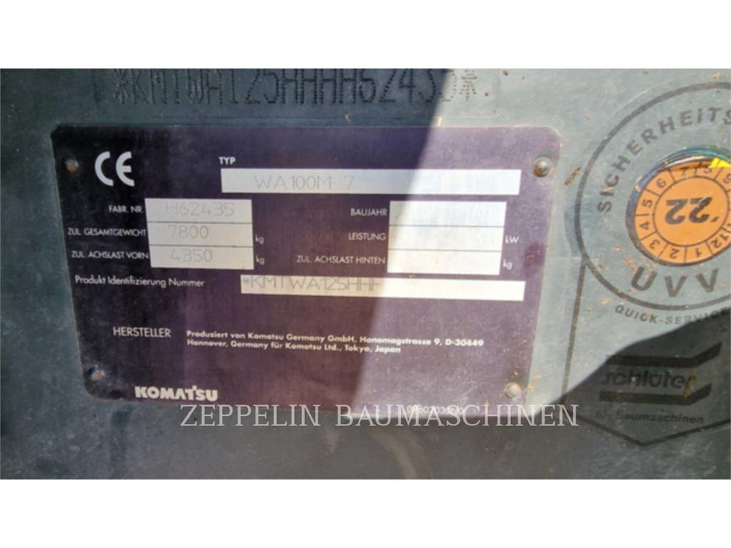 Komatsu WA100M-7 لوادر بعجل