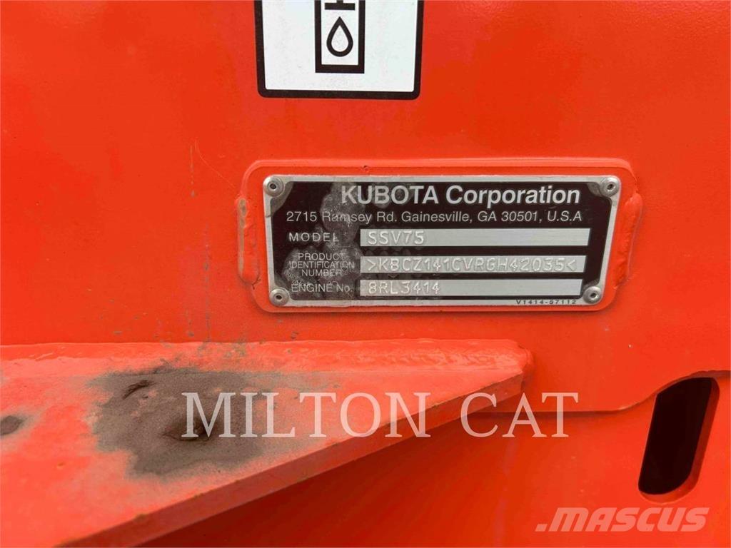 Kubota SSV 75 لوادر انزلاقية التوجيه