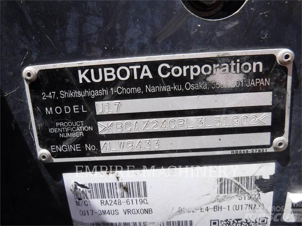 Kubota U17 حفارات زحافة