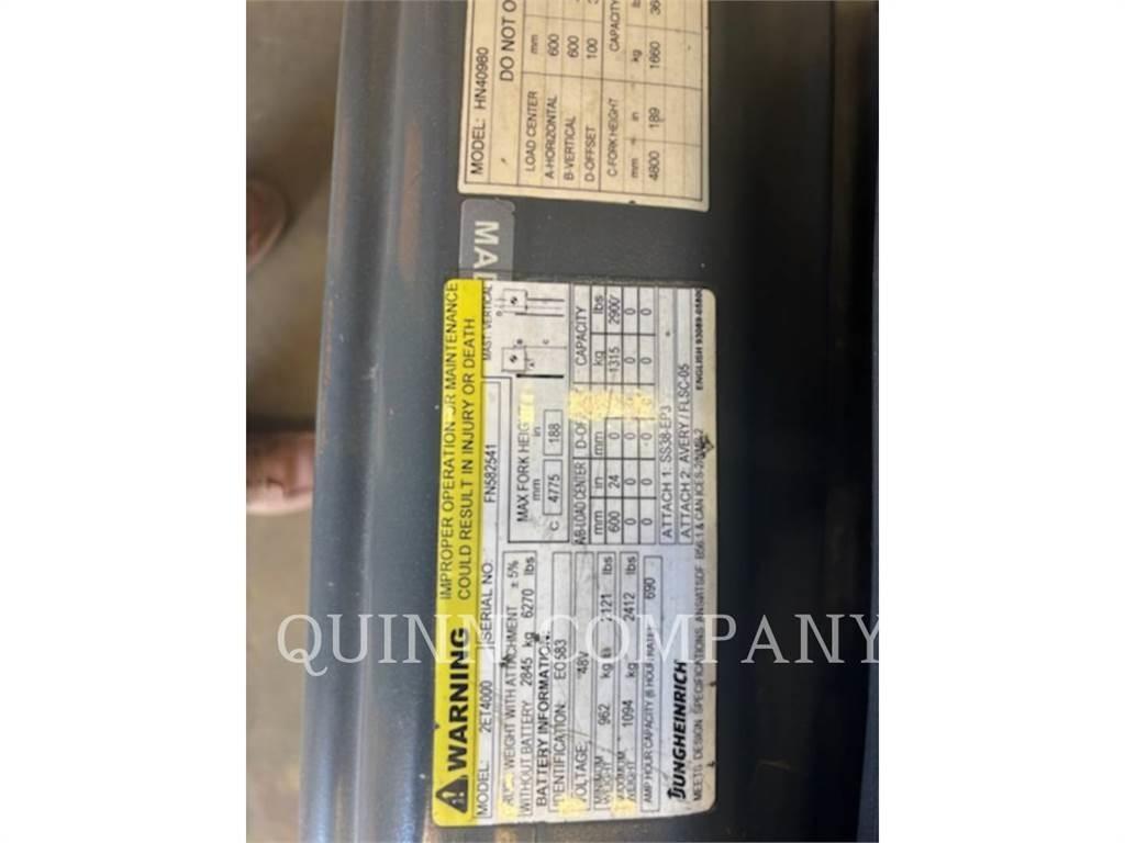 MCFA 2ET4000-48 شاحنات ذات رافعات شوكية - أخرى