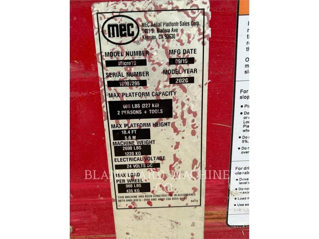 MEC MICRO 19 رافعات مقصية الشكل