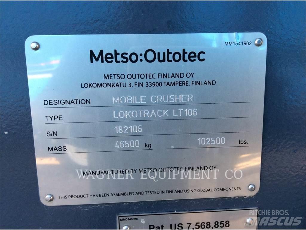 Metso LT106 الكسارات المتنقلة