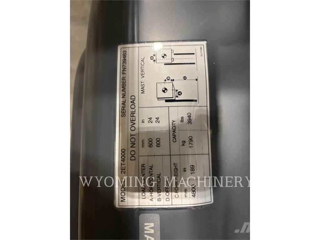 Mitsubishi 2ET4000 شاحنات ذات رافعات شوكية تعمل بالكهرباء