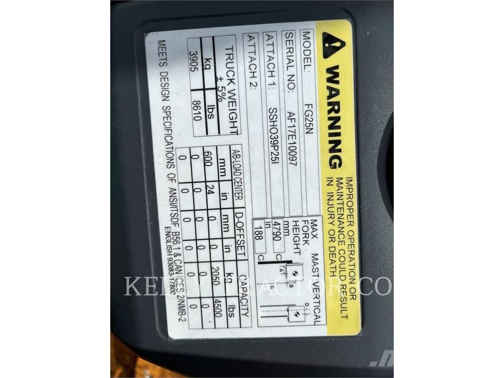 Mitsubishi MITFG25N شاحنات LPG