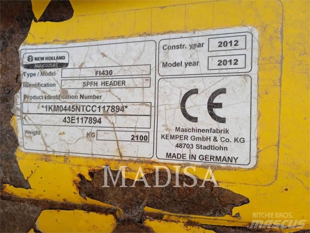 New Holland 430FI ملحقات الحصادات