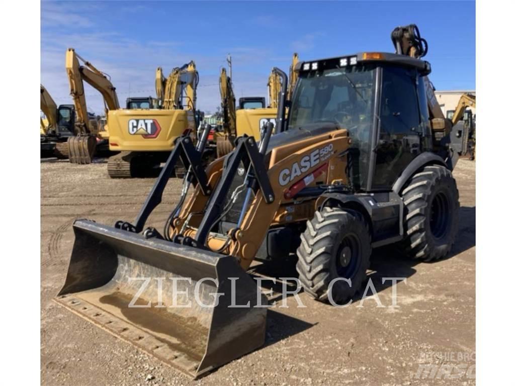 New Holland 580SN لوادر ذات جرافات عكسية