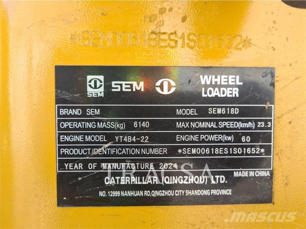 SEM MACHINERY SEM618D لوادر بعجل