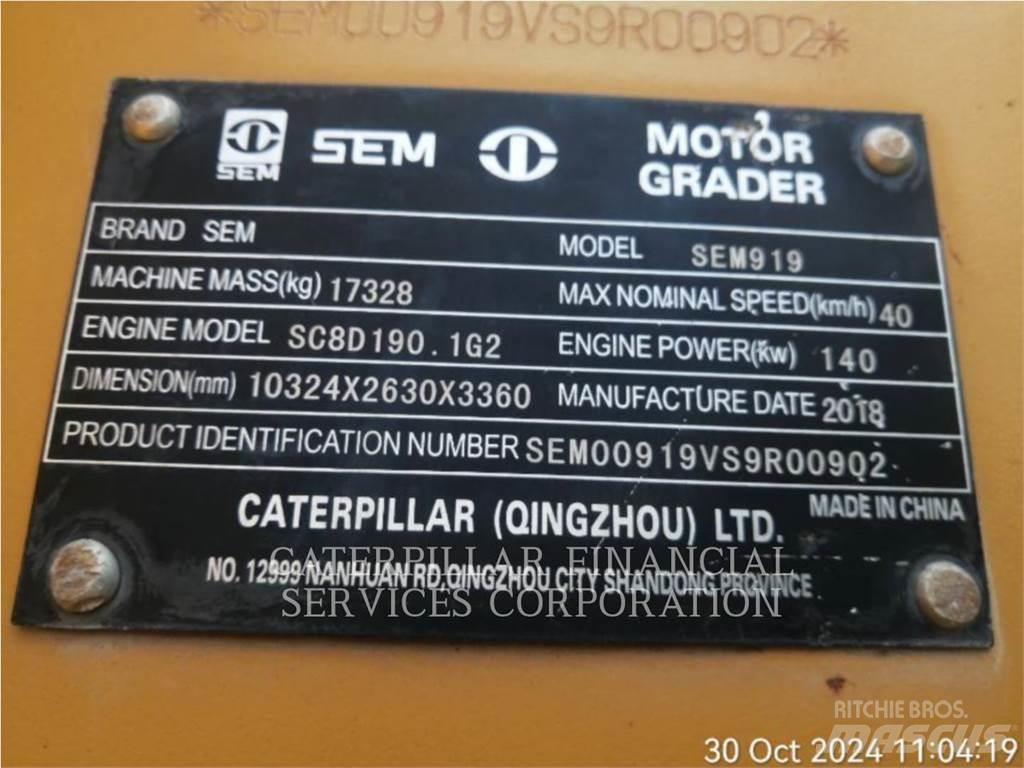 SEM MACHINERY SEM919 معدات تمهيد الطرق