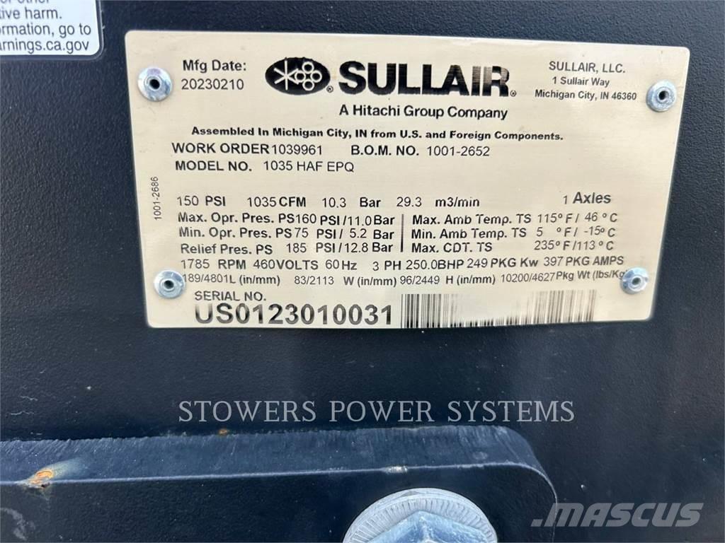 Sullair E1035HAF مجففات هواء مضغوط