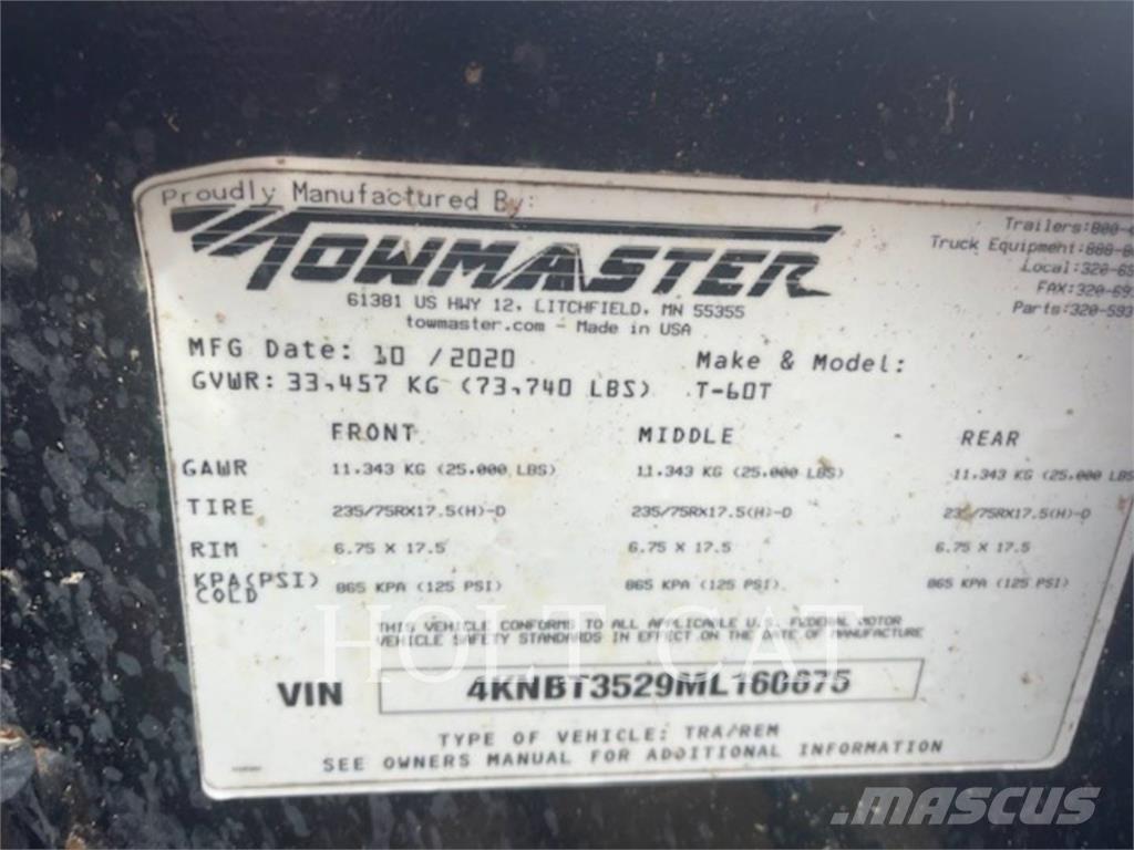 TOWMASTER T-60T مقطورات أخرى