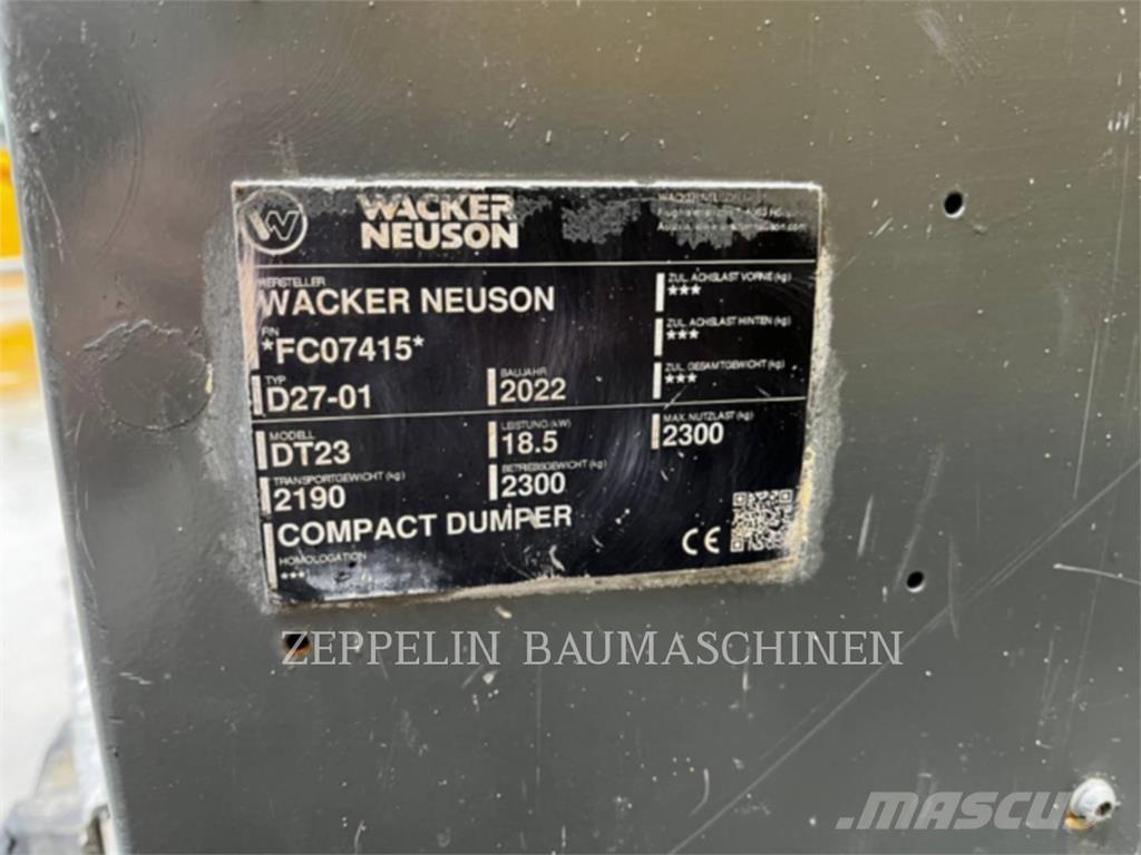 Wacker DT23 ساحبات مفصلية
