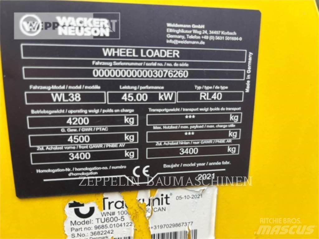 Wacker WL38 لوادر بعجل