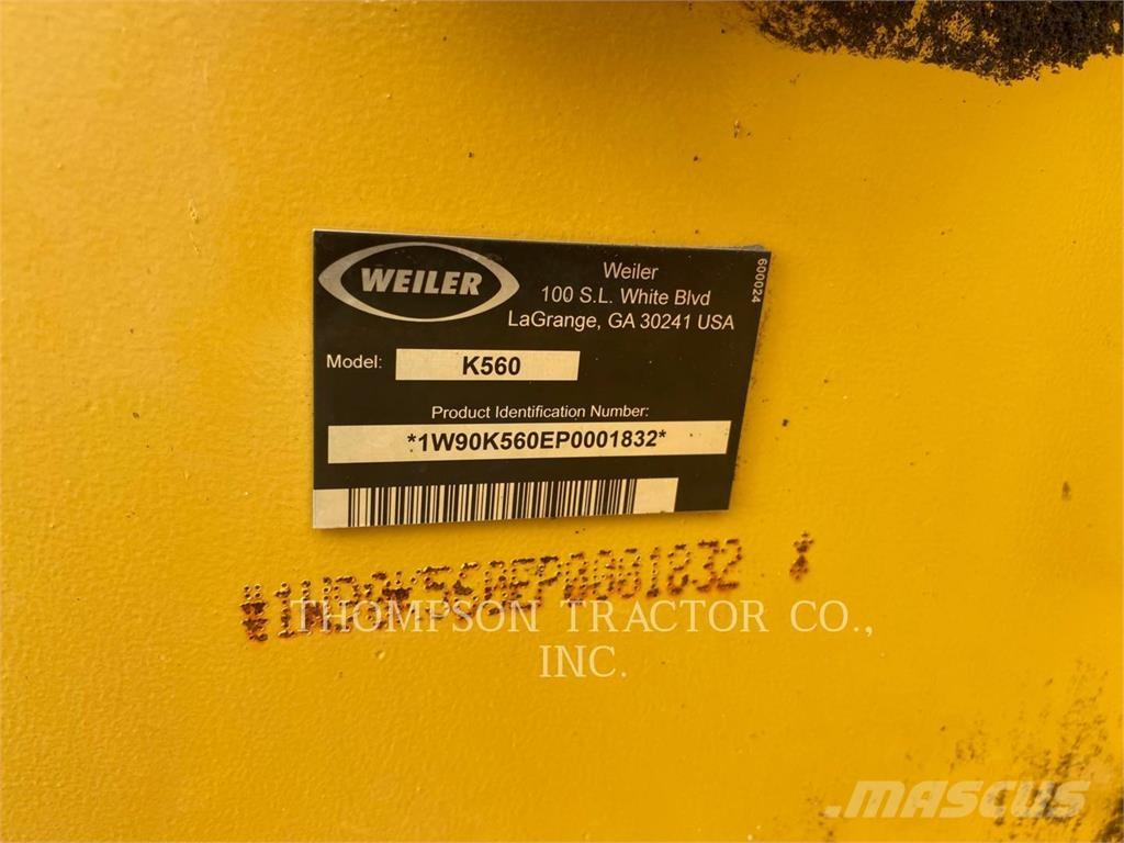 Weiler K560FV لوادر بذراع مفصلي