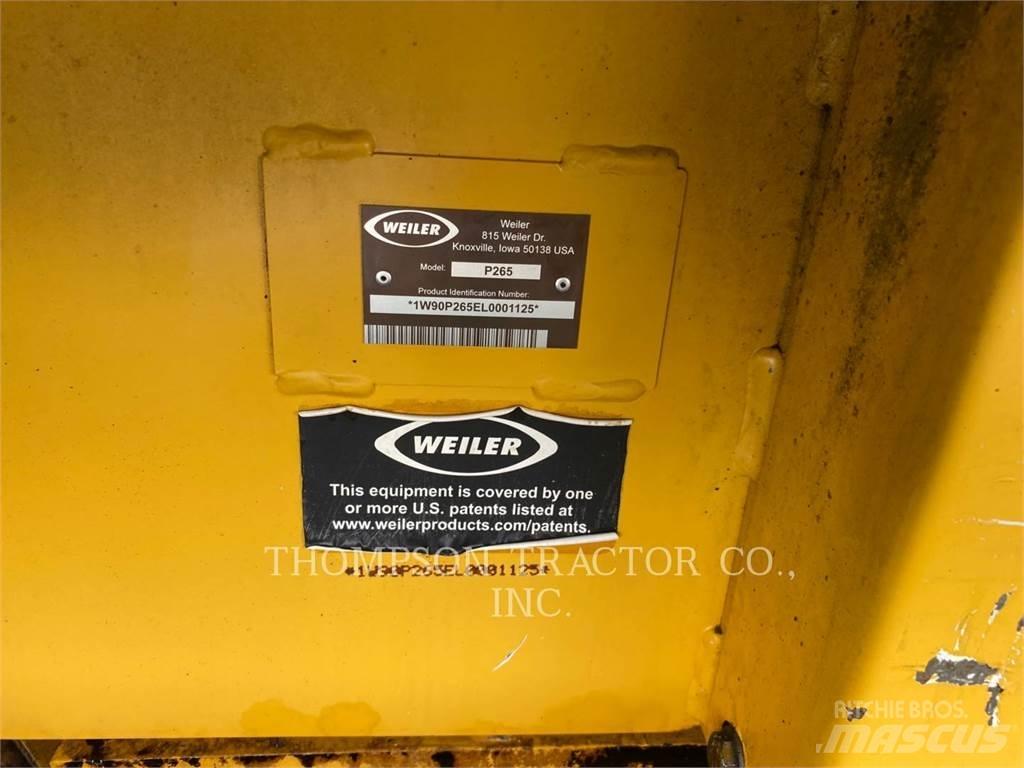 Weiler P265FV معدات السفلتة