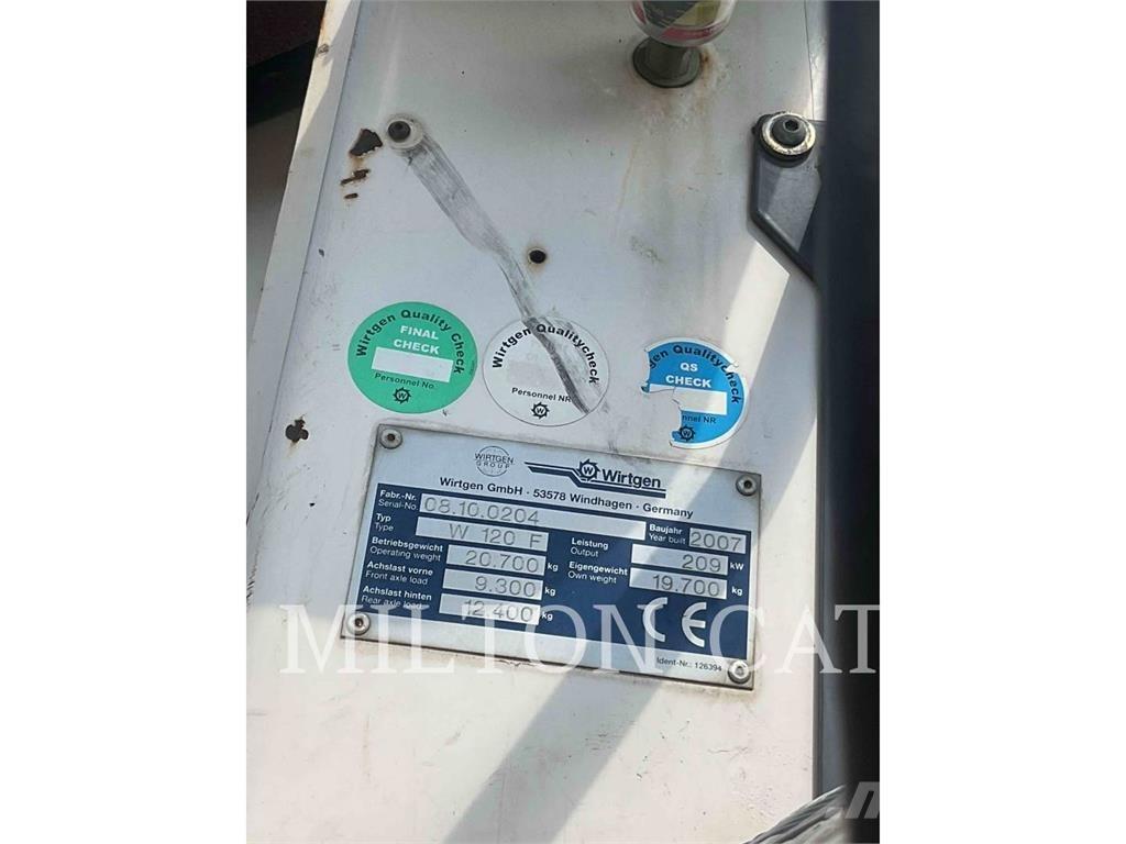 Wirtgen 120F ماكينات الكشط البارد للأسفلت