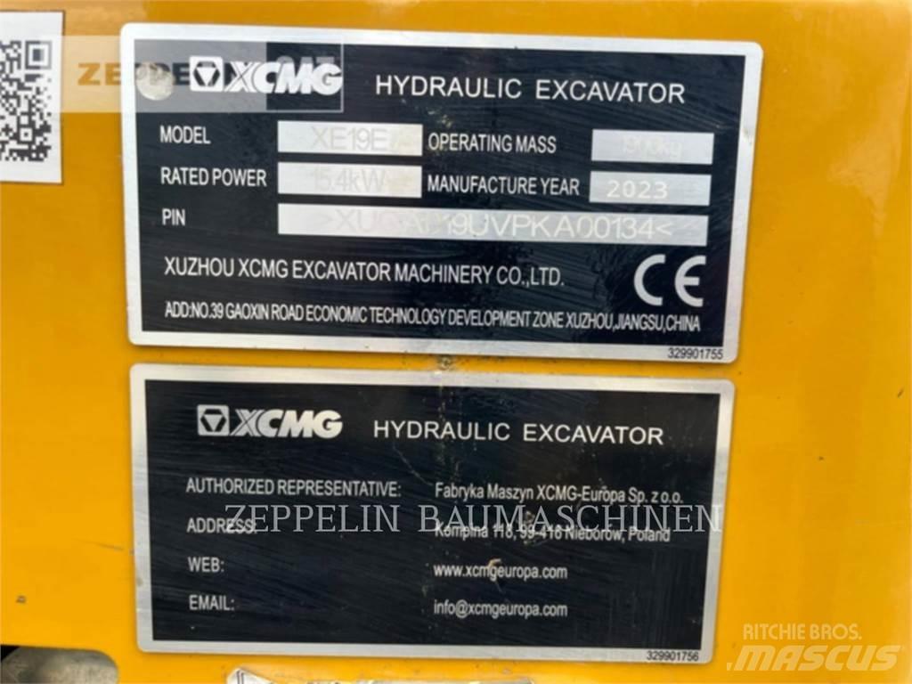  XUZOU XE19E حفارات زحافة