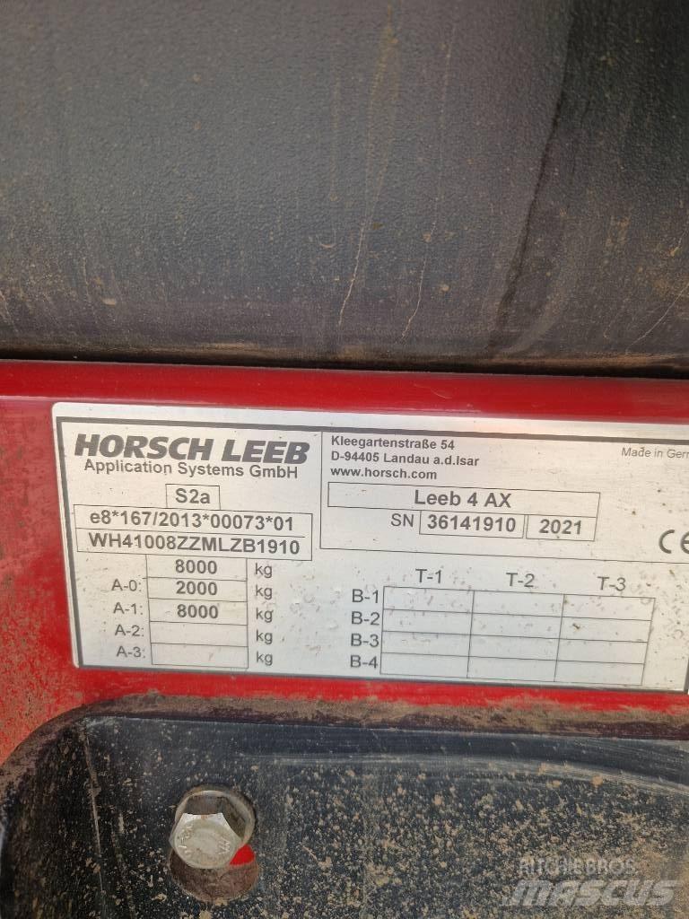 Horsch Leeb 4 AX الرشاشات