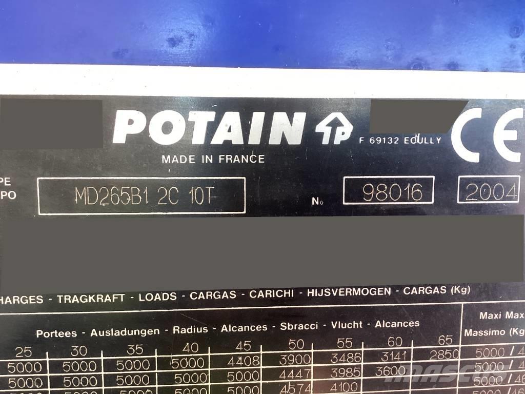 Potain MD265B1-J10 رافعات برجية