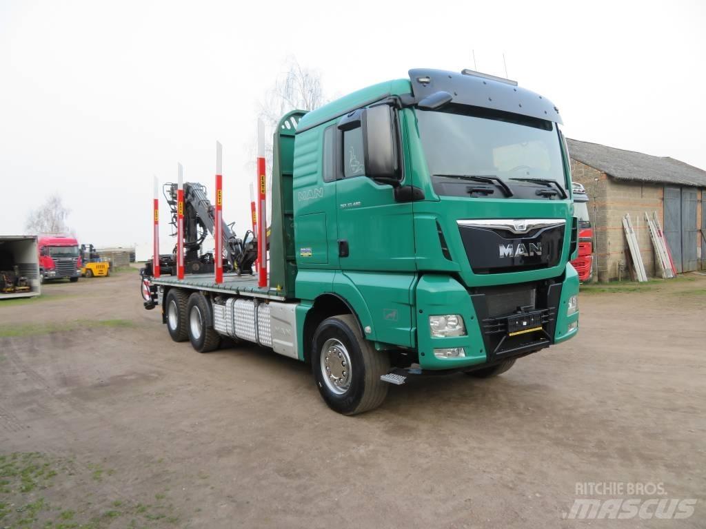 MAN TGX 33.480 شاحنات أشجار
