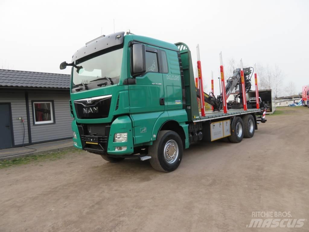 MAN TGX 33.480 شاحنات أشجار