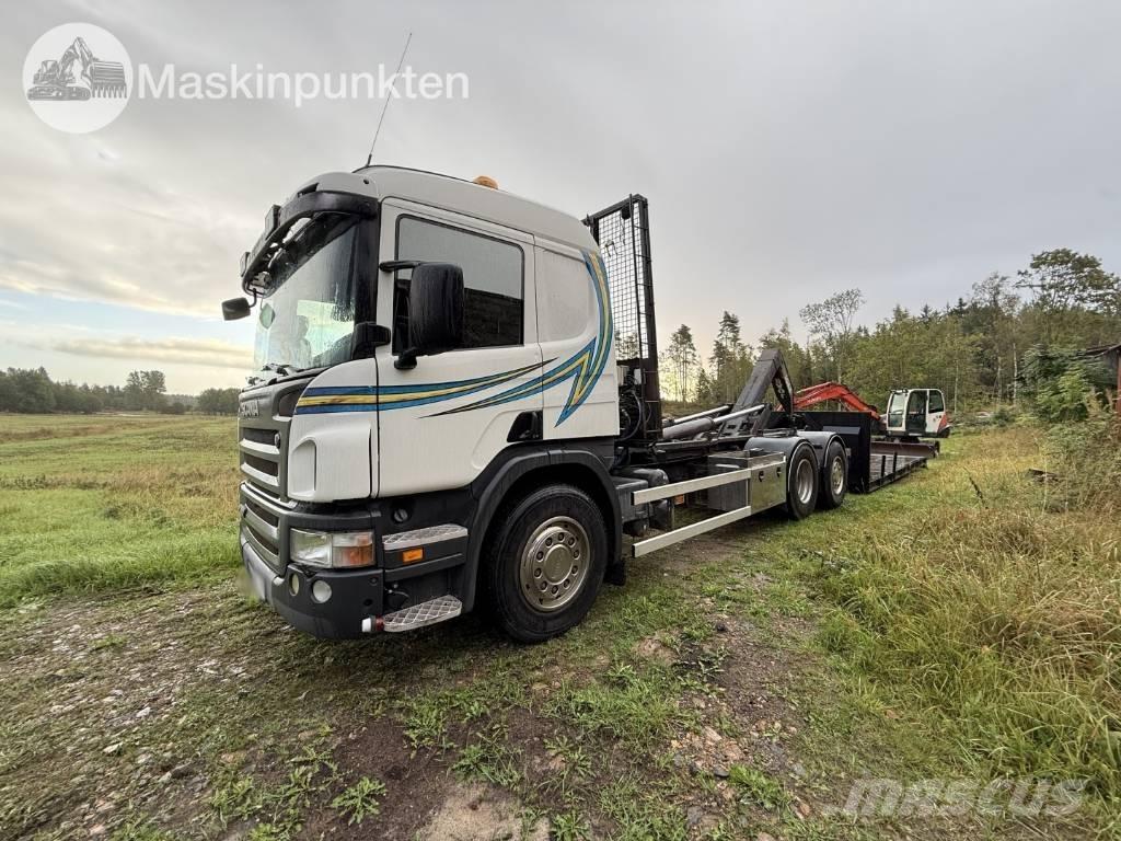 Scania P 380 LB شاحنات الرافعات الخطافية