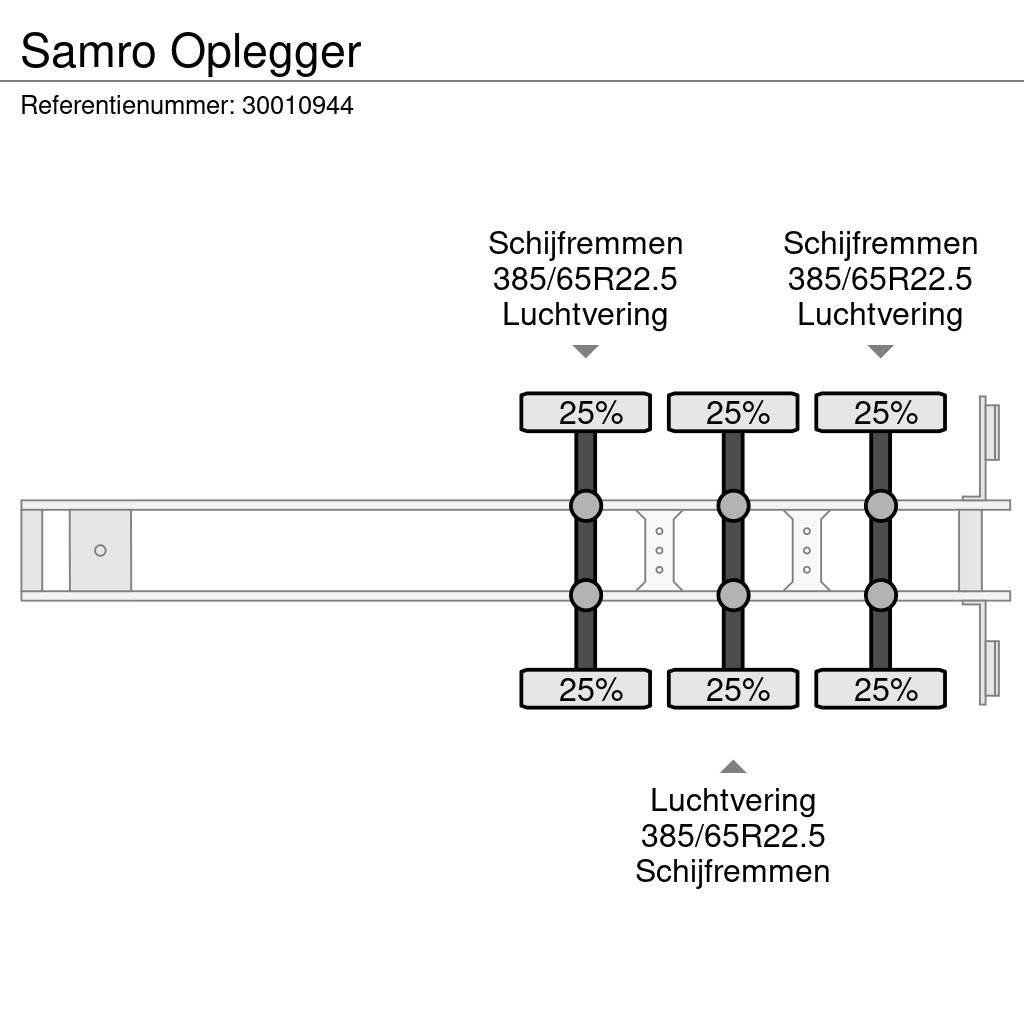 Samro Oplegger نصف مقطورات بباب جانبي