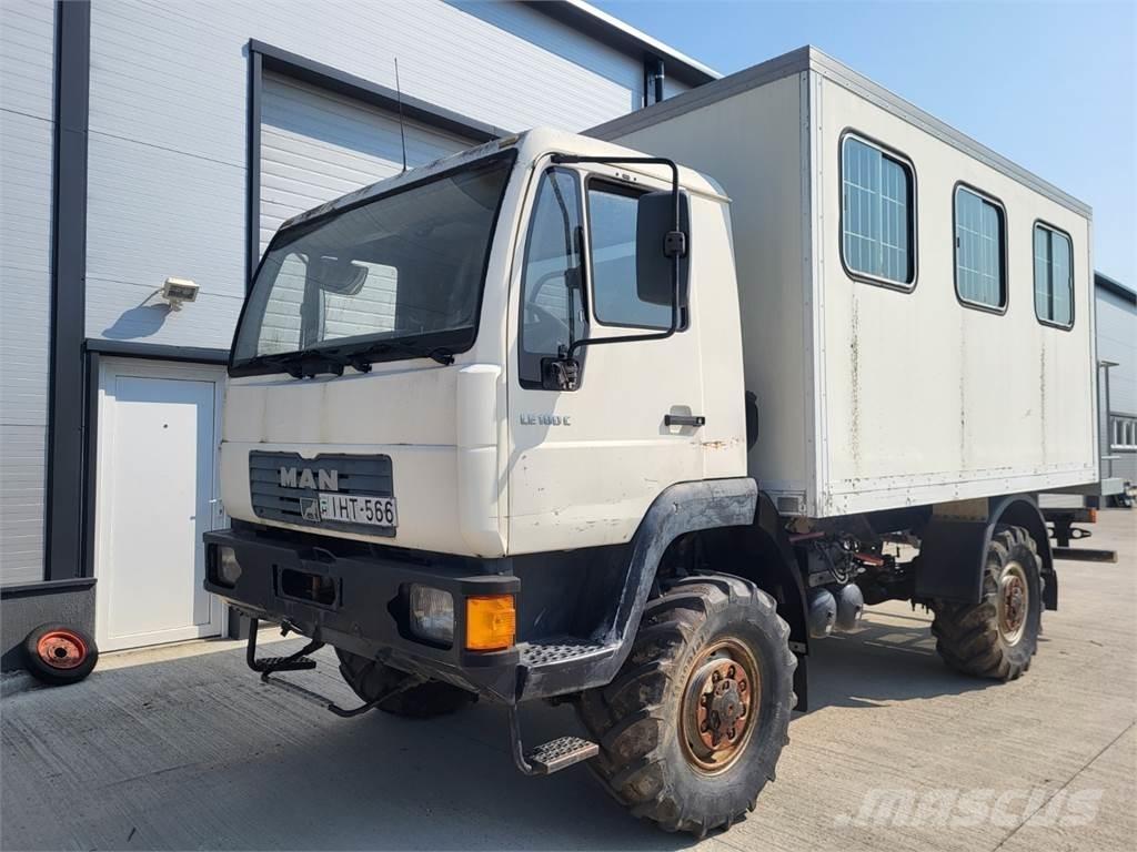 MAN 10.185LAEC 4X4 شاحنات ذات هيكل صندوقي