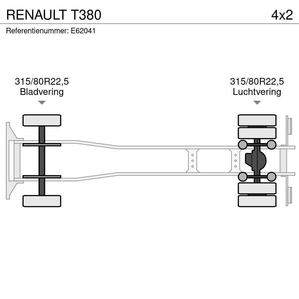 Renault T380 شاحنات بغطاء جانبي