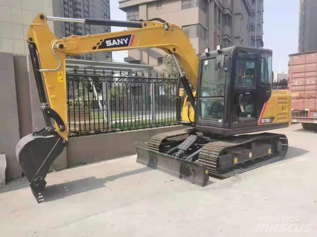 Sany SY 75 C حفارات زحافة