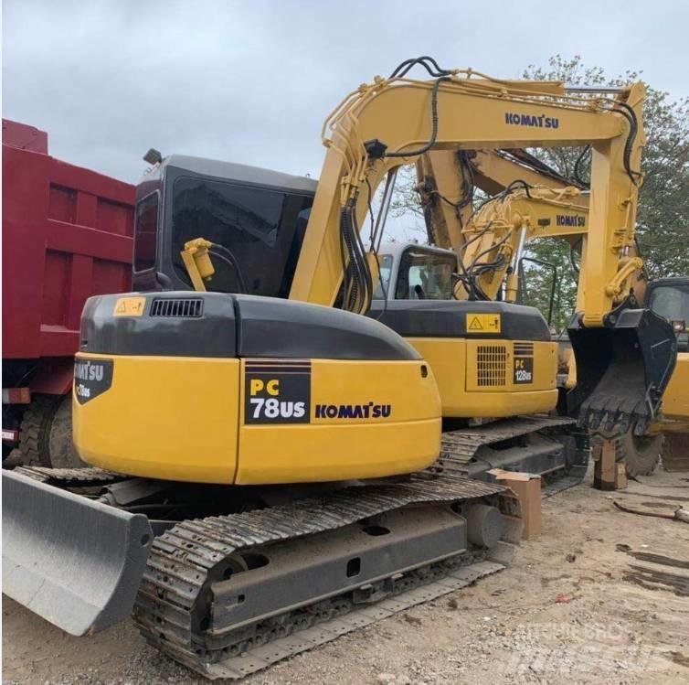 Komatsu pc78us حفارات وسط 7 طن - 12 طن