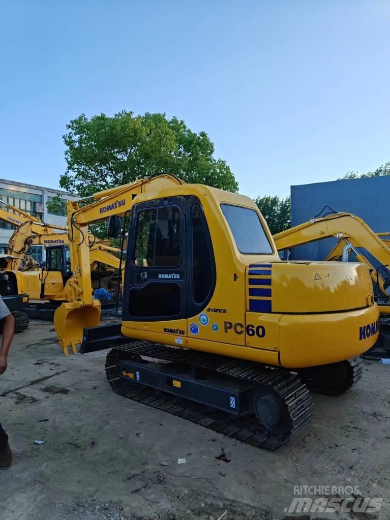 Komatsu PC 60 حفارات صغيرة أقل من 7 طن (حفارات صغيرة)