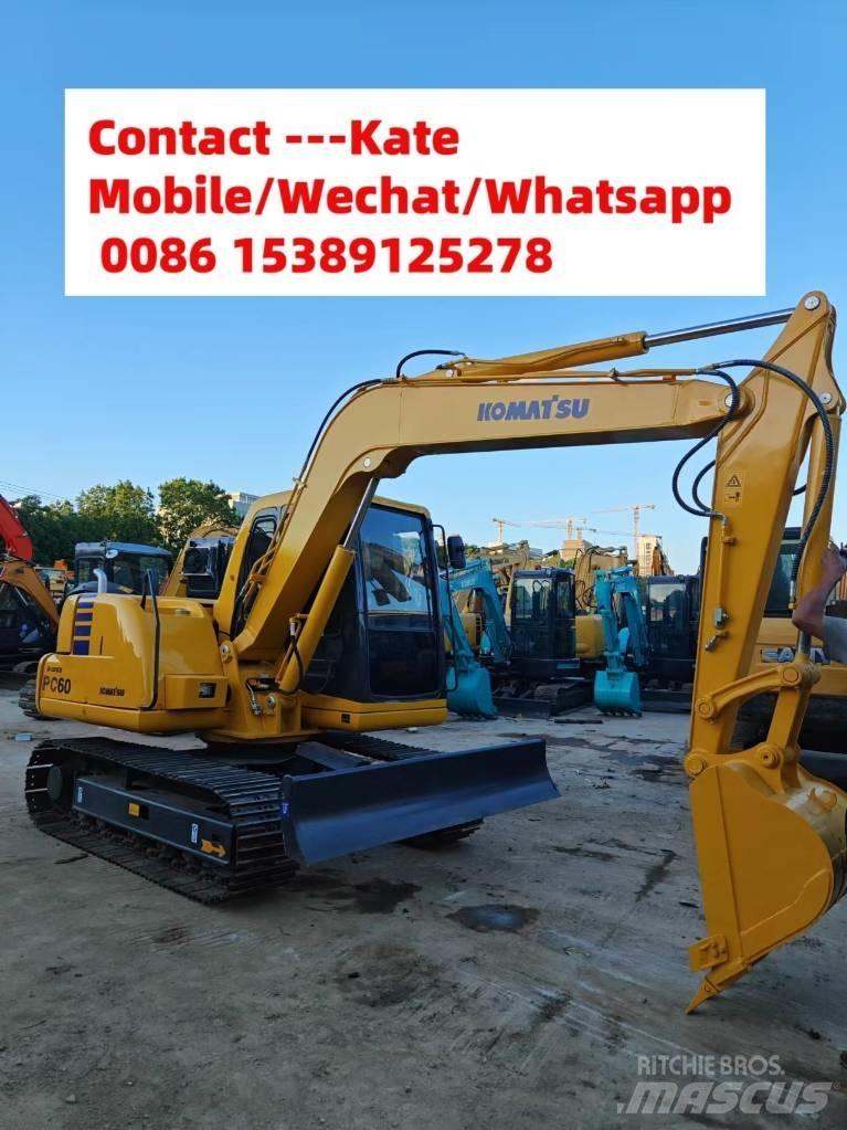 Komatsu PC 60 حفارات صغيرة أقل من 7 طن (حفارات صغيرة)