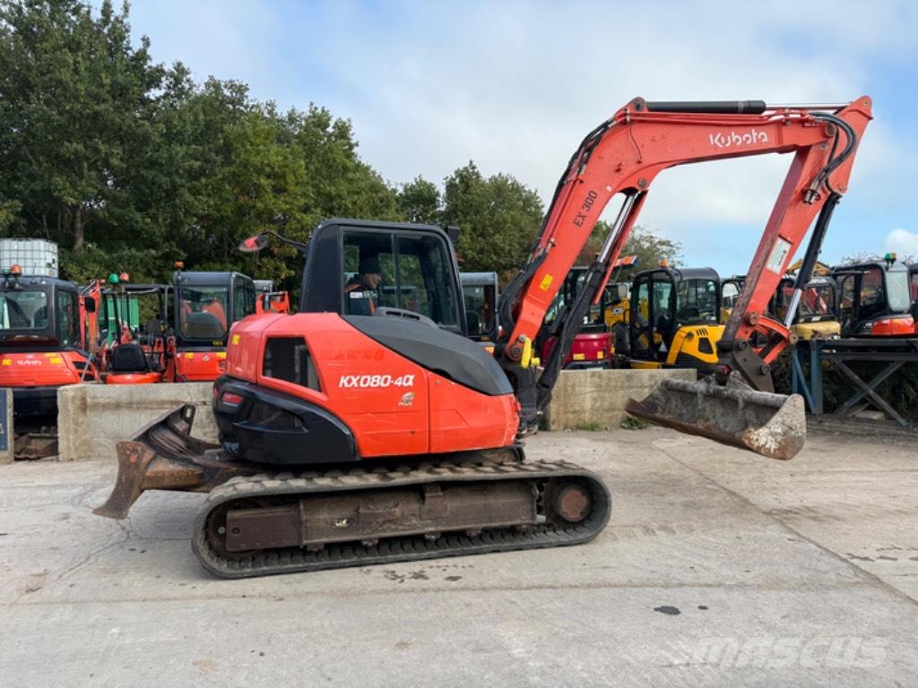 Kubota KX 080-4 حفارات وسط 7 طن - 12 طن