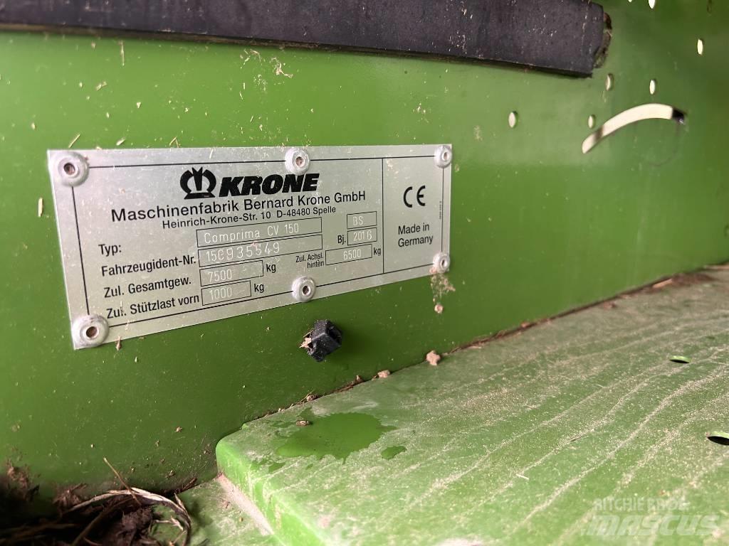 Krone CV150XC محزمات مستديرة