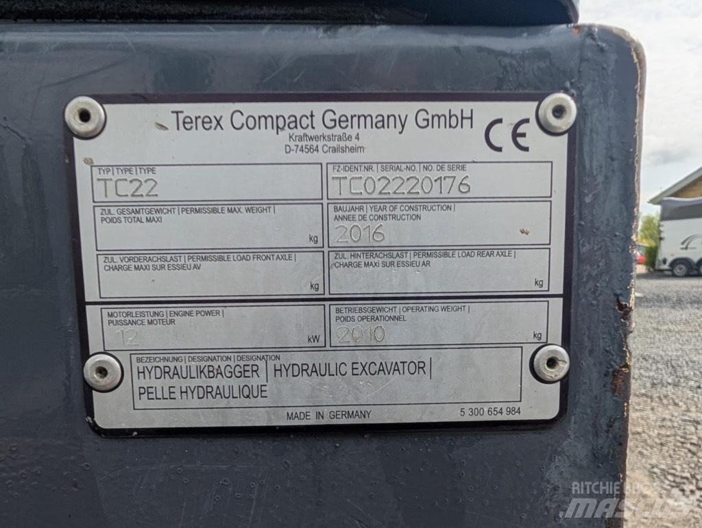 Terex TC 22-2 حفارات زحافة