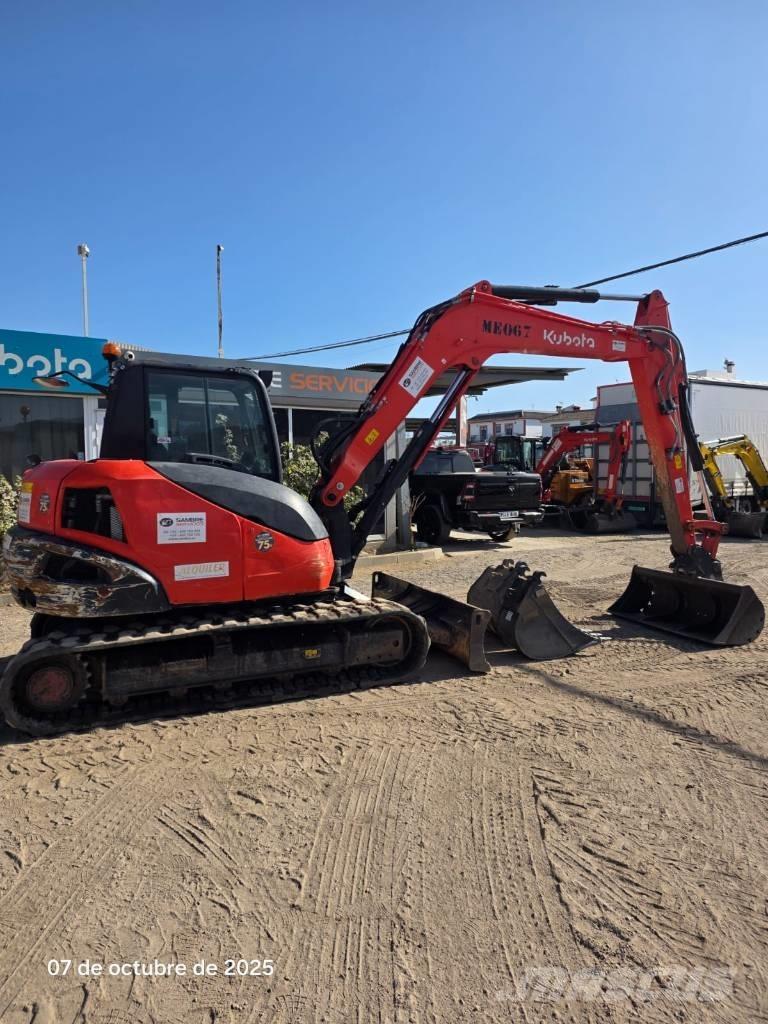 Kubota KX80-4a2 حفارات وسط 7 طن - 12 طن
