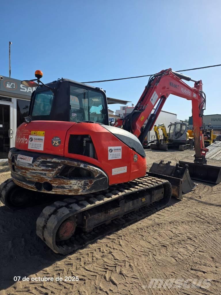Kubota KX80-4a2 حفارات وسط 7 طن - 12 طن
