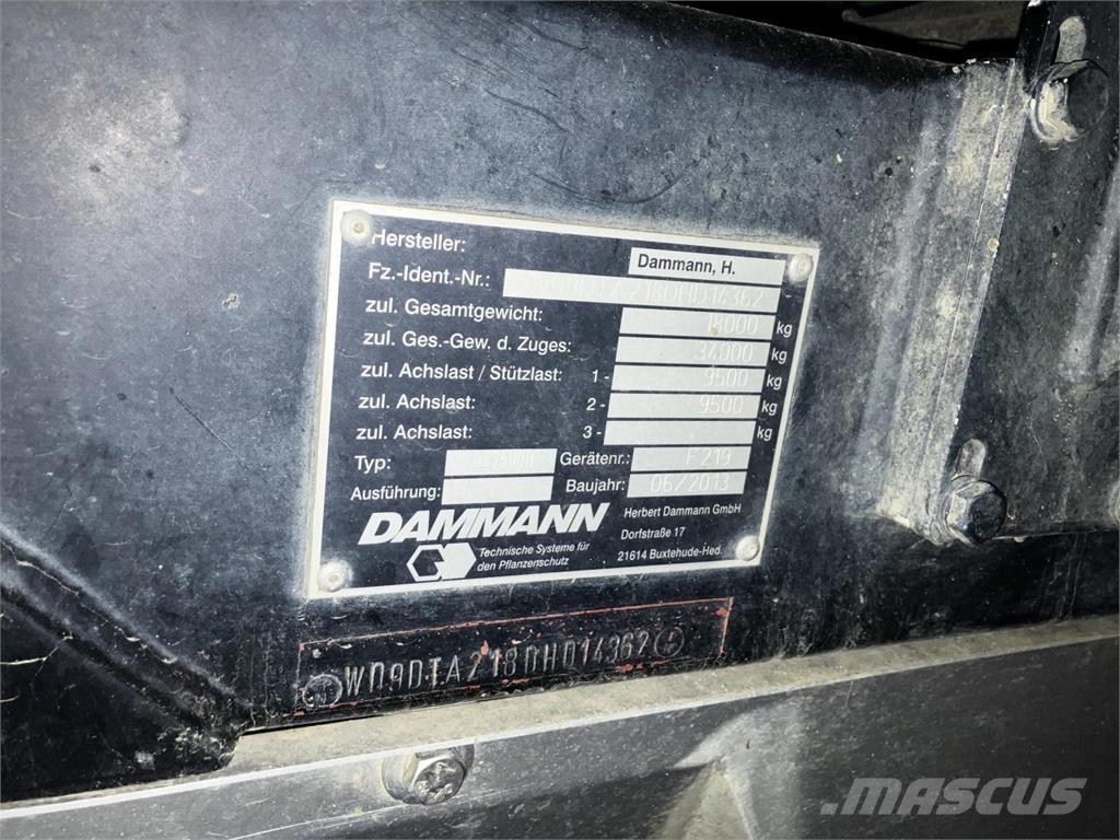 Dammann DT 2500H الرشاشات